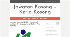 Desktop Screenshot of jawatan-kerja.com